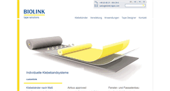 Desktop Screenshot of biolink-tapes.de